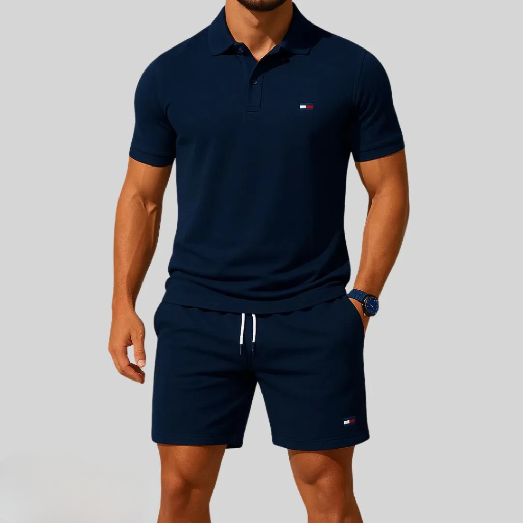 Completo Polo & Shorts Uomo – Stile Premium Sportivo