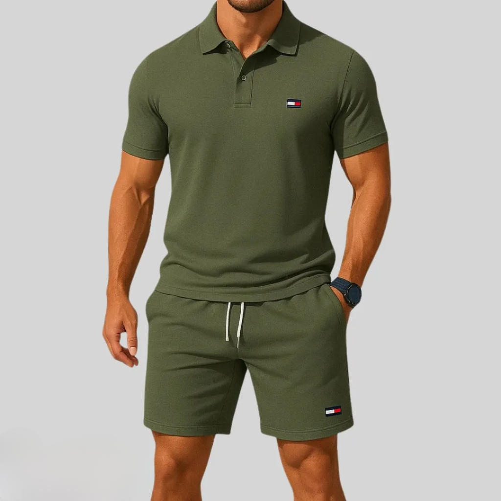 Completo Polo & Shorts Uomo – Stile Premium Sportivo